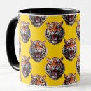 Pesquisar por desenho do tigre canecas Animal