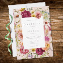 Pesquisar por floral romântico casamento convites Aquarela