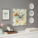 Pesquisar por um da libélula com relogios de parede Flores