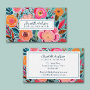 Pesquisar por flores modernas cartao de visita For her