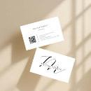 Pesquisar por qr code cartao de visita Preto e branco