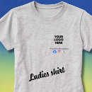 Pesquisar por logotipo da empresa femininas camisetas For her