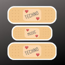 Pesquisar por techno adesivos Música