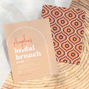Pesquisar por retro bridal shower convites Groovy