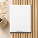 Pesquisar por preto e branco papel timbrado Luxo