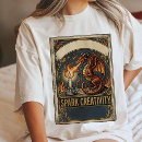 Pesquisar por dragão do fogo camisetas Arte