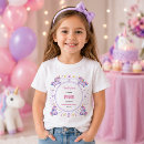 Pesquisar por unicórnio roxo camisetas For kids