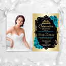 Pesquisar por teal quinceanera convites Celebração da quinceanera