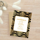 Pesquisar por estilo gatsby convites Preto e ouro