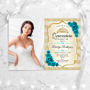 Pesquisar por teal quinceanera convites Celebração da quinceanera