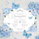 Pesquisar por quinceanera azul convites Rosas