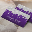Pesquisar por roxo e prata cartao de visita Maquiador