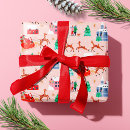 Pesquisar por trenó do papai noel papel de presente Padrão