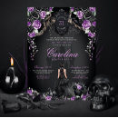 Pesquisar por gótico convites Roxo e preto