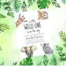 Pesquisar por wild one convites Animais do safari