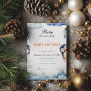 Pesquisar por winter wonderland baby shower convites Chá de fraldas