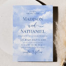 Pesquisar por nuvens brancas convites Branco azul