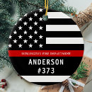 Pesquisar por bombeiro ornamentos Linha vermelha fina