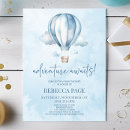 Pesquisar por balão de ar quente azul convites Aventura aguarda