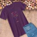 Pesquisar por amantes de vinho camisetas For her