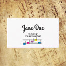 Pesquisar por símbolos música de cartao de visita Notas musicais