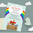 Pesquisar por noahs ark baby shower convites Arca de noah