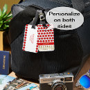 Pesquisar por bolinhas vermelhas bagagem tags Padrão