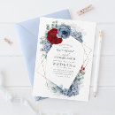 Pesquisar por florais vermelhos casamento convites Couple