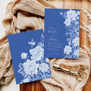 Pesquisar por chinês moderno casamento convites Porcelana branca azul delta