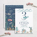 Pesquisar por da baleia aniversário convites Aquarela