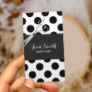 Pesquisar por bolinhas brancas pretas cartao de visita Cabelo