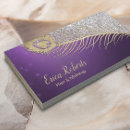 Pesquisar por roxo e prata cartao de visita Elegante