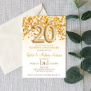 Pesquisar por 20 anos casamento convites Dourado