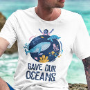 Pesquisar por vida marinha camisetas salvar nossos oceanos