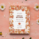 Pesquisar por laranja e rosa convites Bride