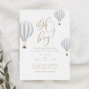 Pesquisar por blue hot air balloon convites Moderno