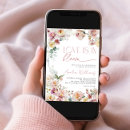 Pesquisar por pink floral bridal shower convites O amor está florescendo