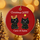 Pesquisar por gatinho preto ornamentos Natal