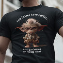 Pesquisar por café dos desenhos animados camisetas For her