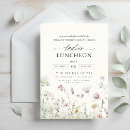 Pesquisar por flores selvagens e folha convites Aquarela