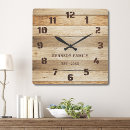 Pesquisar por madeira natural relogios de parede Cozinha