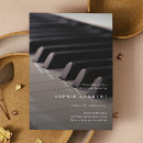 Pesquisar por piano recital convites Elegante
