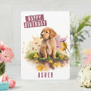 Pesquisar por cão com flores cartoes For kids