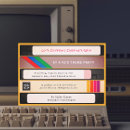 Pesquisar por vintage aniversário convites Oitenta