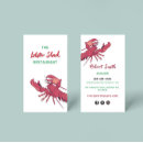 Pesquisar por crustáceo cartao de visita Lagosta