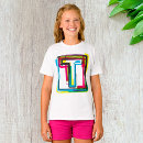 Pesquisar por letras coloridas camisetas Girl