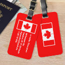 Pesquisar por bandeira canadense bagagem tags Vermelho