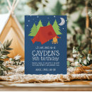 Pesquisar por de acampamento aniversário convites Exterior