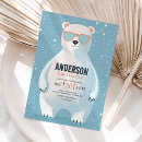 Pesquisar por do inverno aniversário convites Urso polar