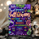 Pesquisar por b dia convites Festa spooktacular